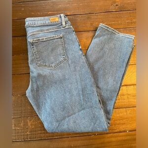 PAIGE Women's Light Blue Ankle Jeans